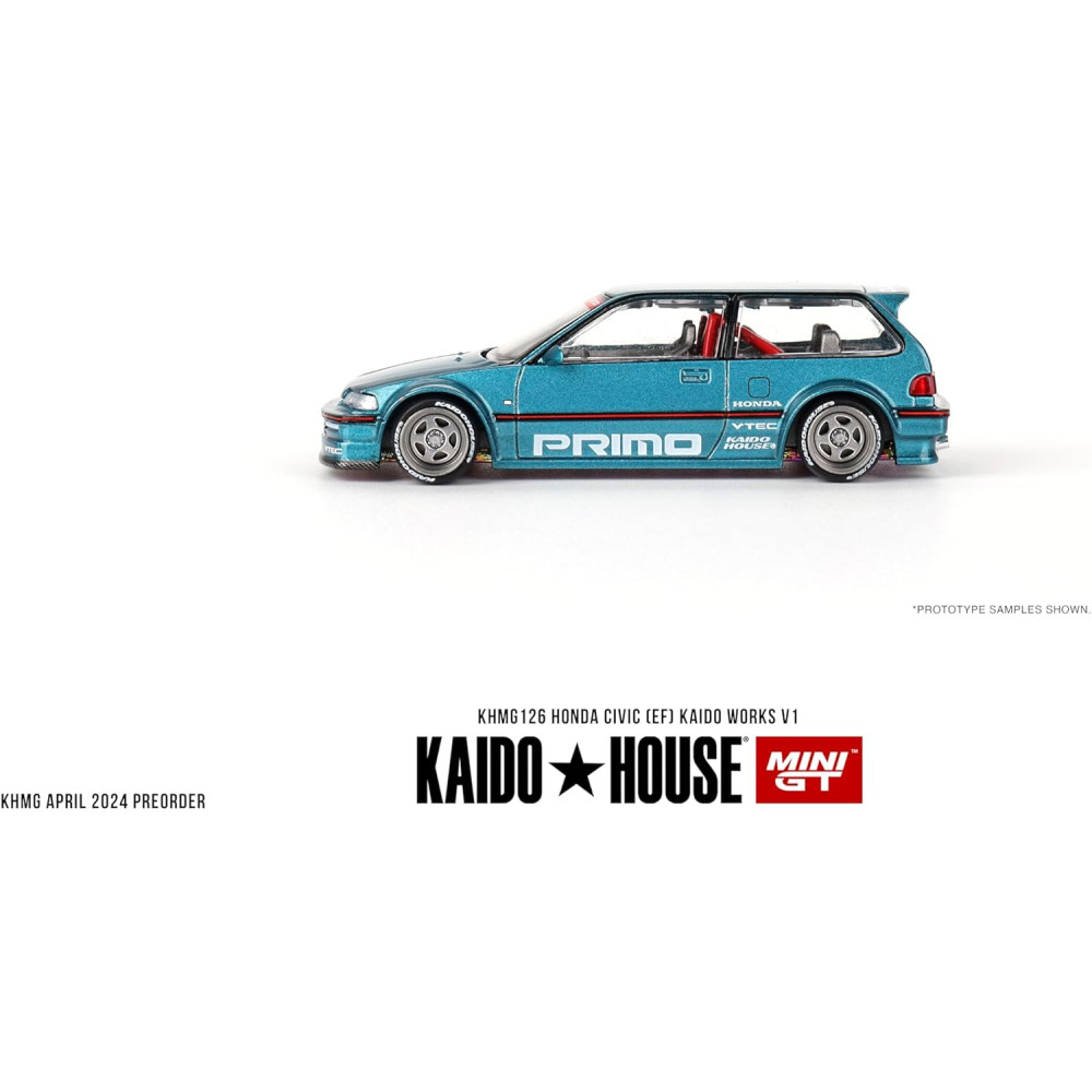 Машинка Mini GT x Kaido House Honda Civic EF Kaido Works V1